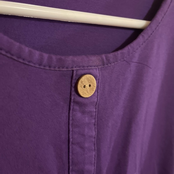 Purple med, mid dress, long sleeves - Picture 3 of 3